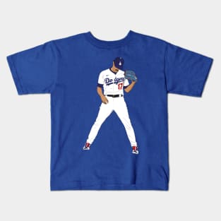 Joe Kelly Los Angeles Baseball Pitcher Kids T-Shirt